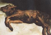 Vincent Van Gogh, New-Born Calf Lying on Straw (nn04)